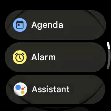 Pixel Watch App Drawer