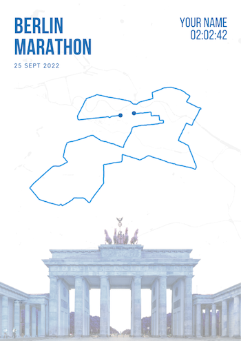 Berlin Marathon Poster